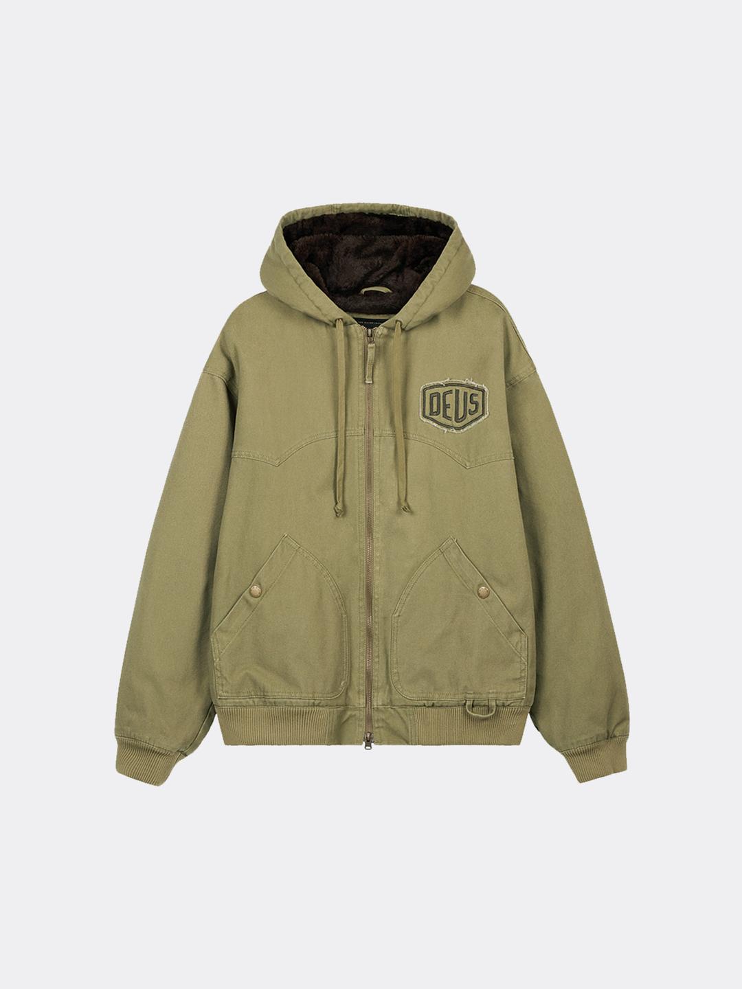 데우스 HOODIE JACKET-OLIVE