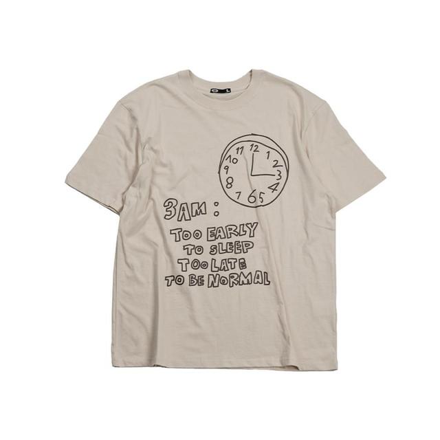 [ERTR] Clock T-Shirt Ivory