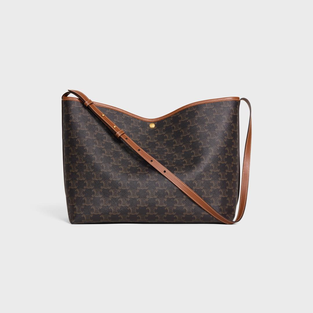 소프트 쇼퍼 백 - 트리옹프 캔버스 & 카프스킨