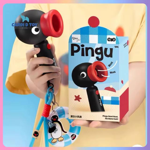 새로운 정품 Pingu 팬 충전식 팬 Pingu 여름 미니 팬 휴대용 팬 3 속도 바람 배낭 장식 맞춤형 선물