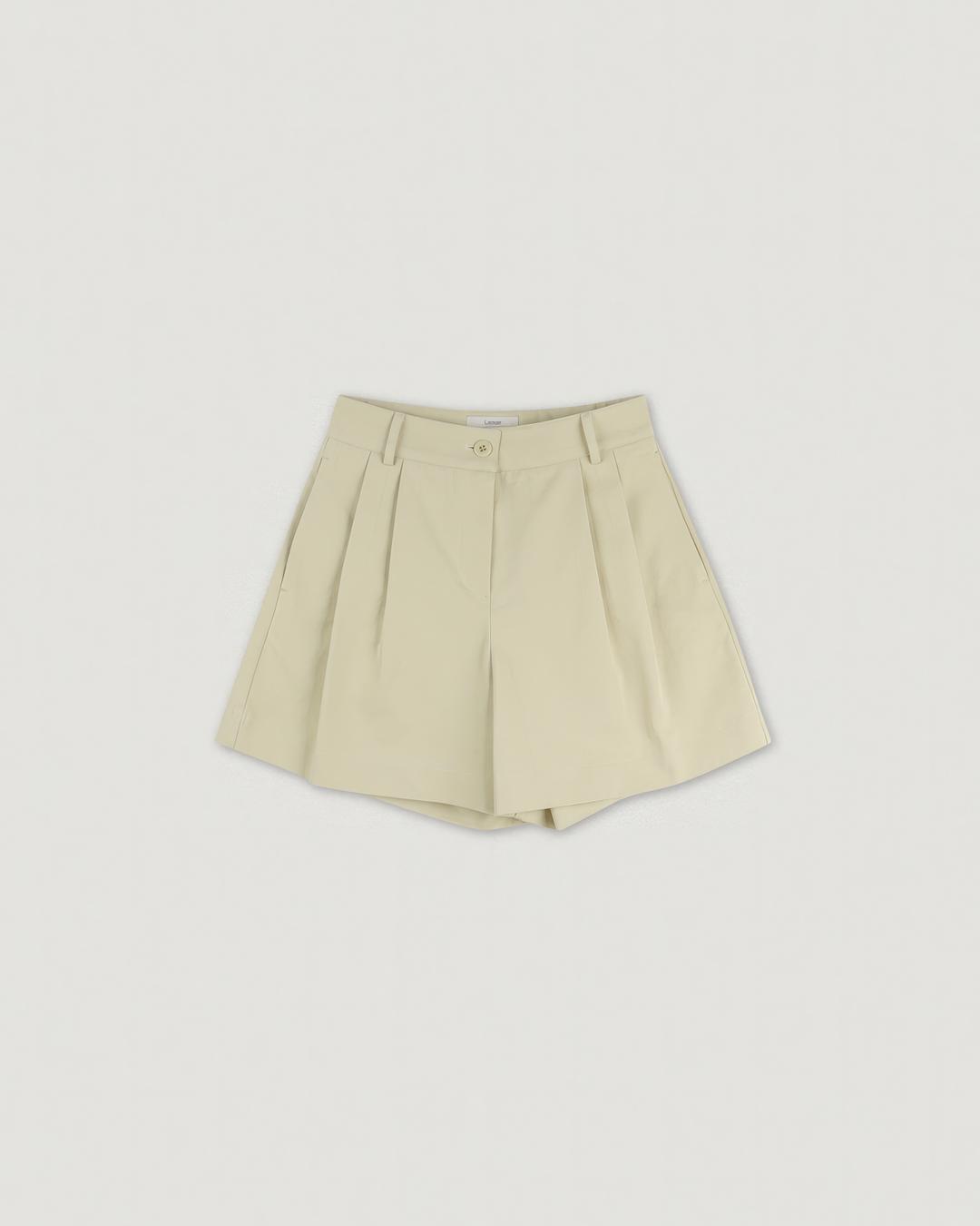 핀턱 하프 팬츠 - 2 Colors