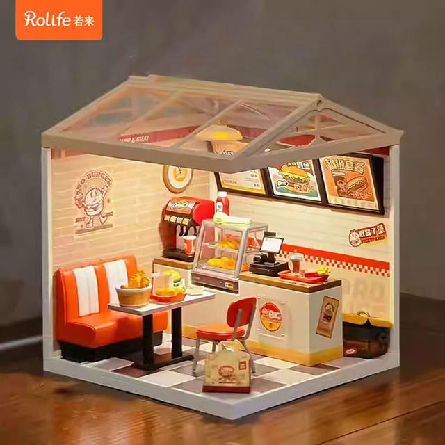로보타임 Rolife 오비츠11 사용가능 3D 미니어처 DIY 하우스 1/12