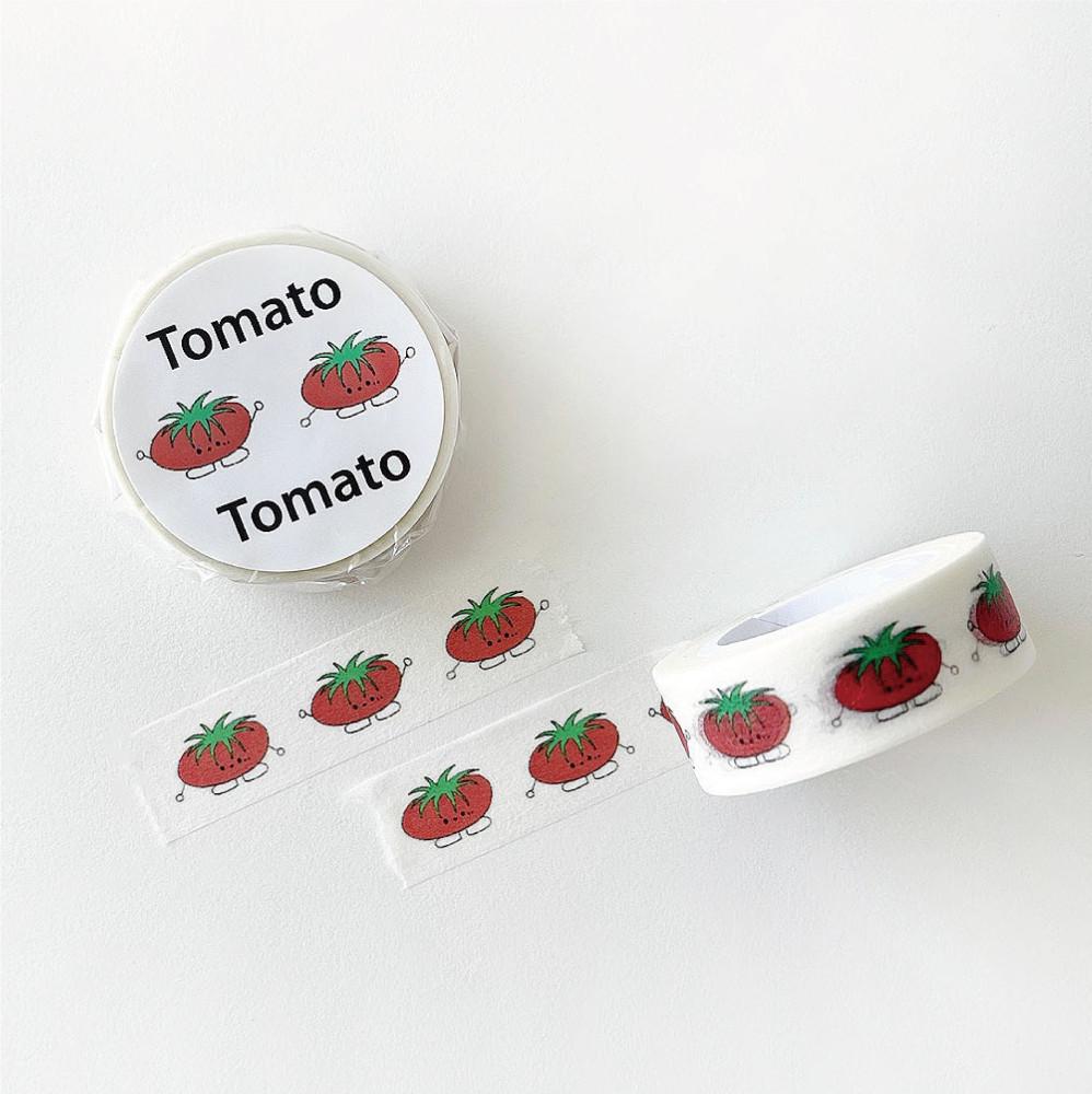 [히피베어] 춤추는 토마토 마스킹테이프 / 마테 다이어리꾸미기