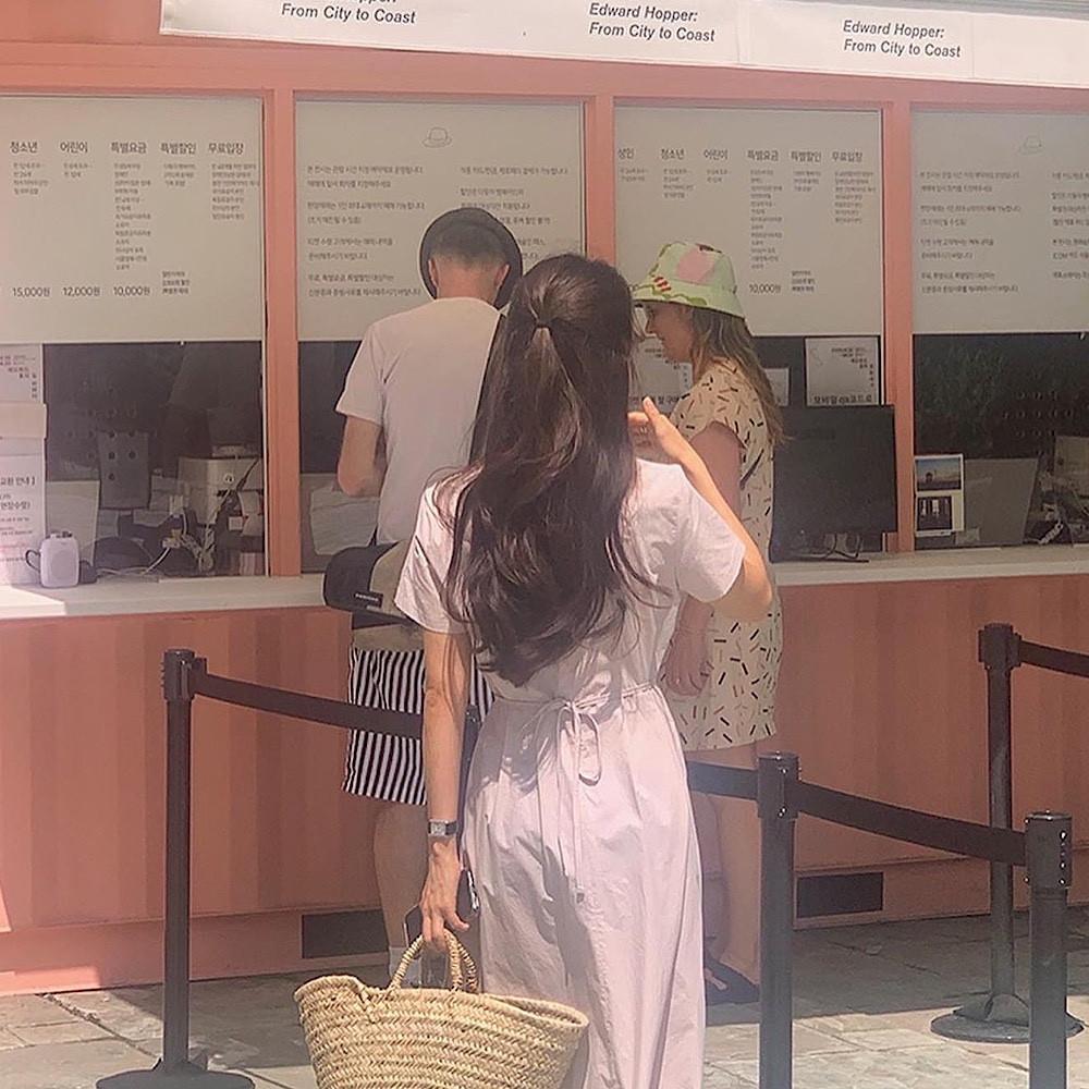 (당일) 리터 liter 블랑쉬 핀턱 셔링 원피스 라일락핑크 휴가 떠유니