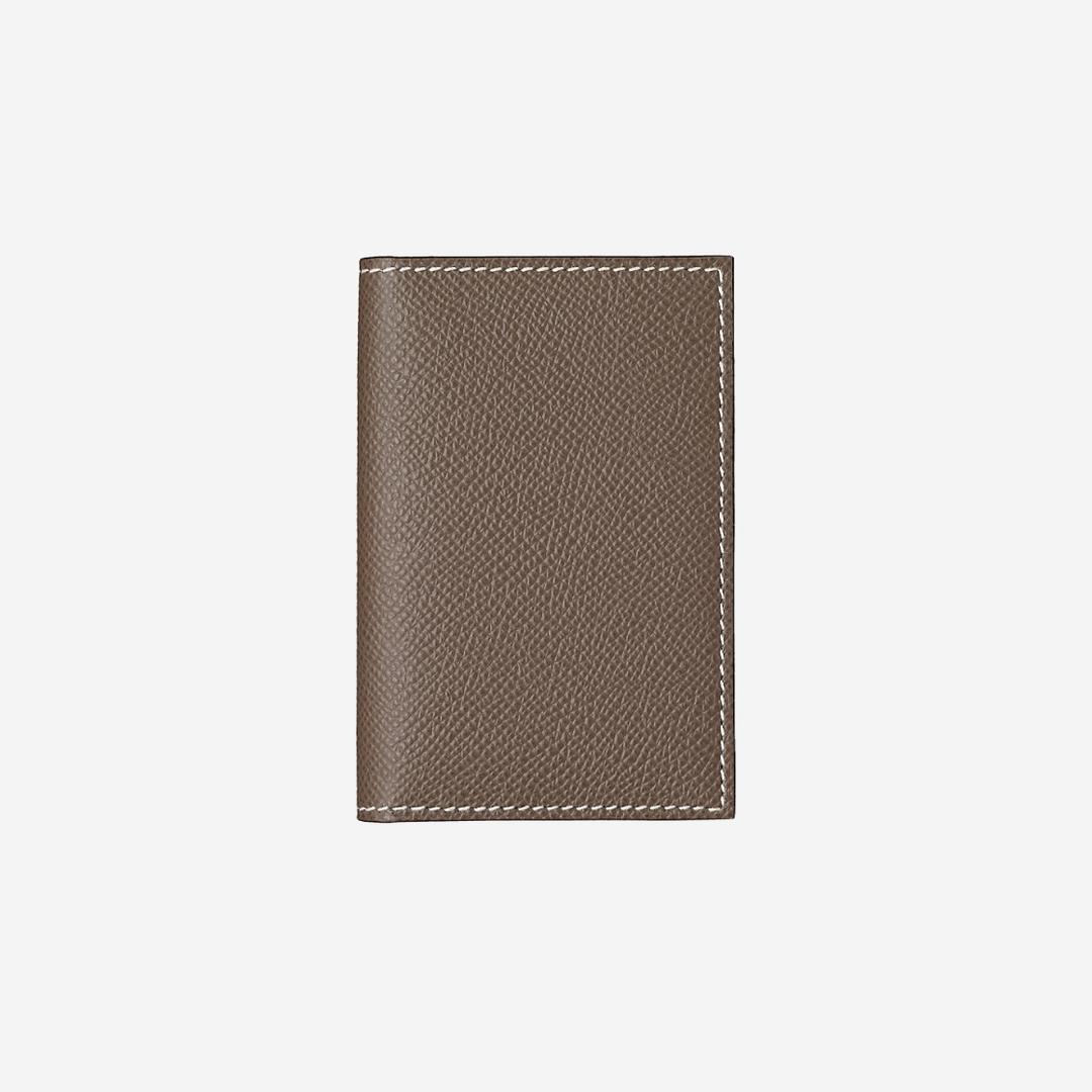 Hermes MC² Euclide Card Holder Epsom & Etoupe