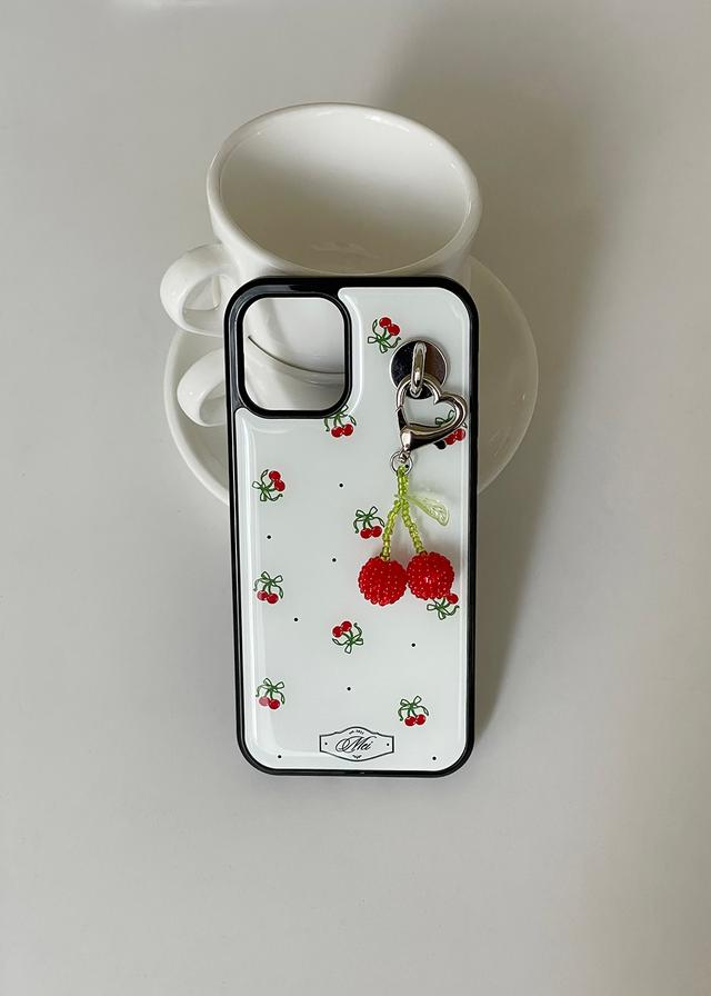 cherry glass bumper case