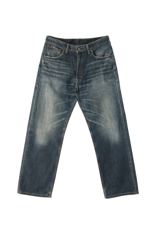 리바이스 (Man - 32 x 33) 코튼 로고 레드탭 503 디스트로이드 워싱 데님 팬츠