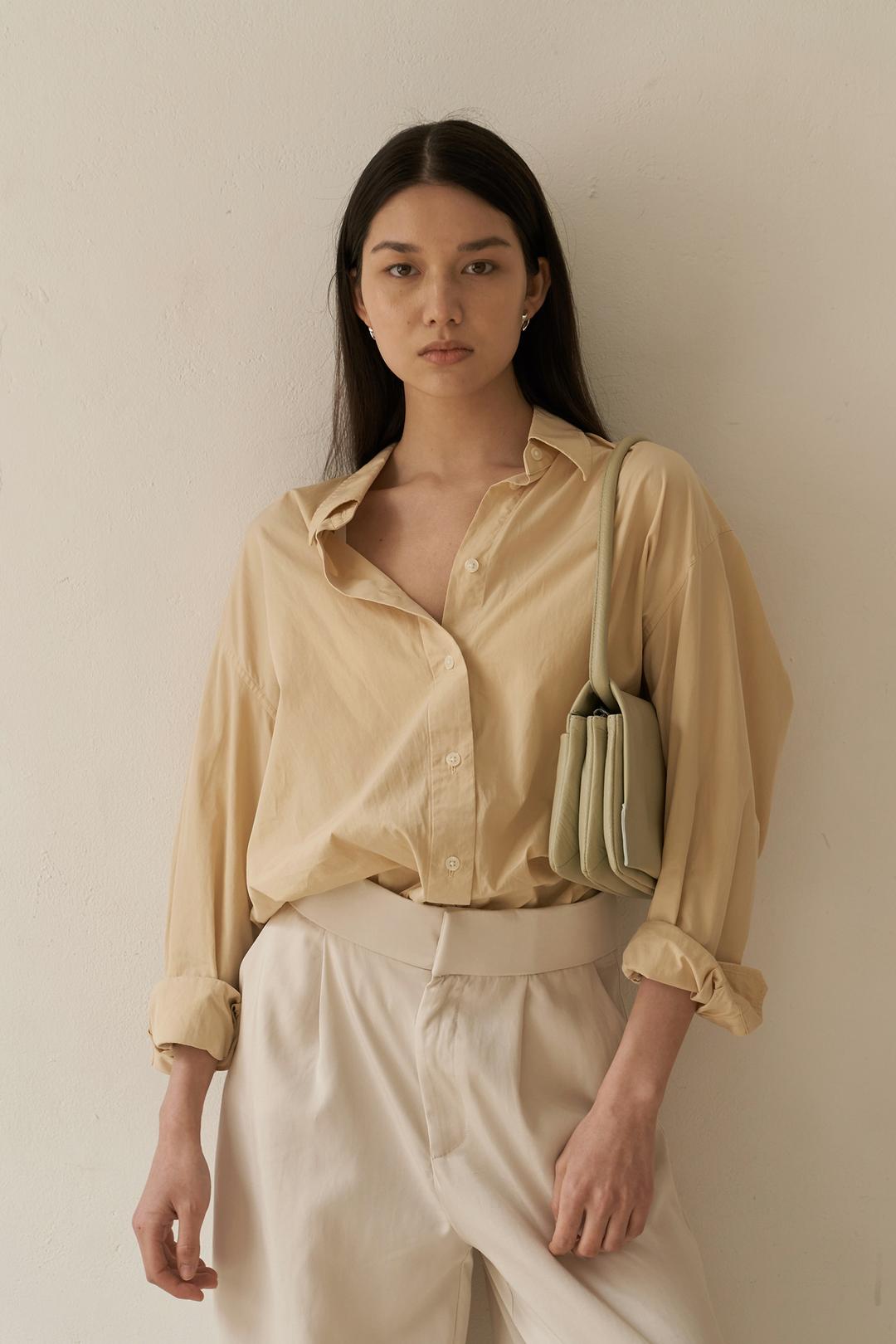 Folded Bag - Mint Grey