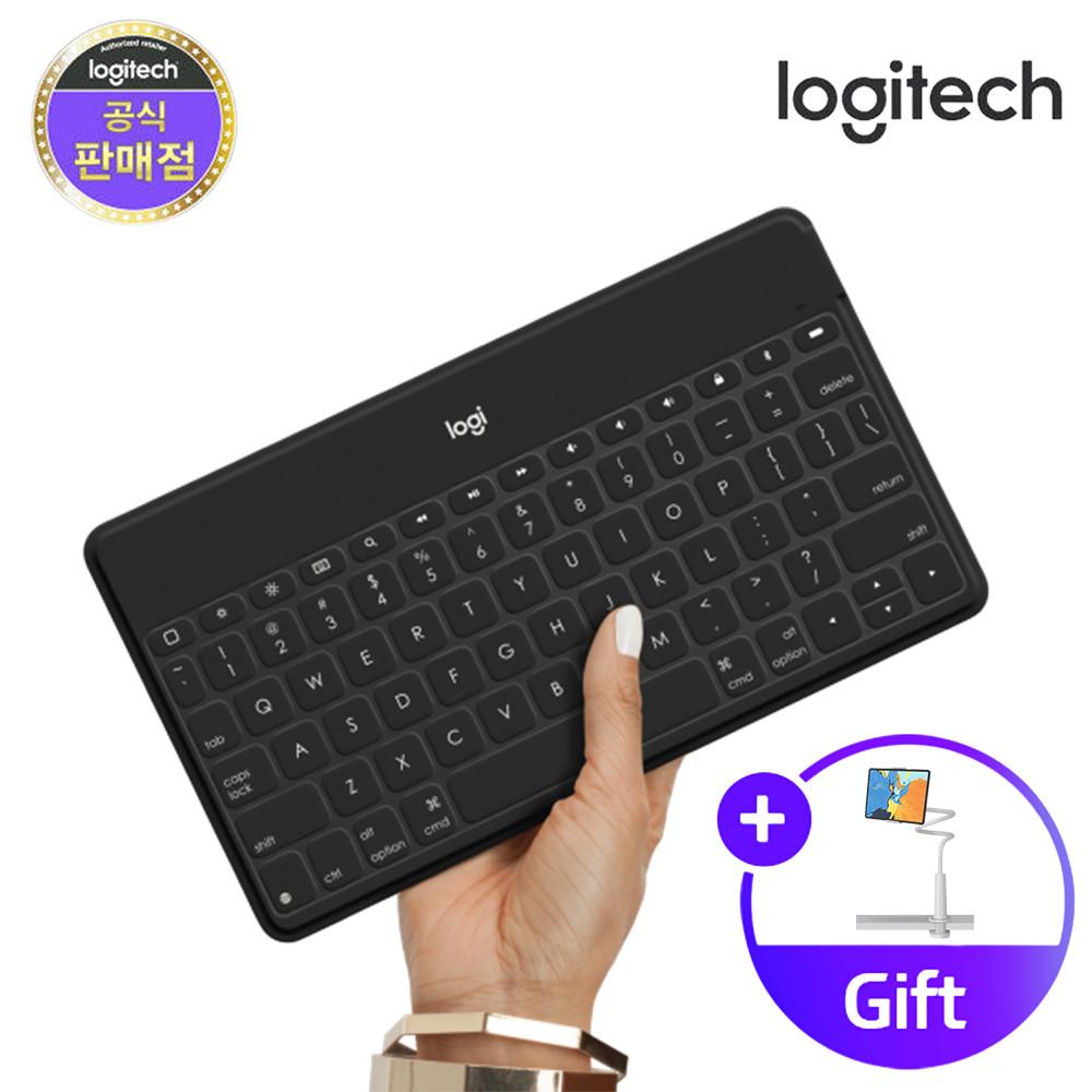 로지텍 정품 키즈투고 Keys To Go 텐키리스 블루투스 무소음 키보드 아이패드 호환