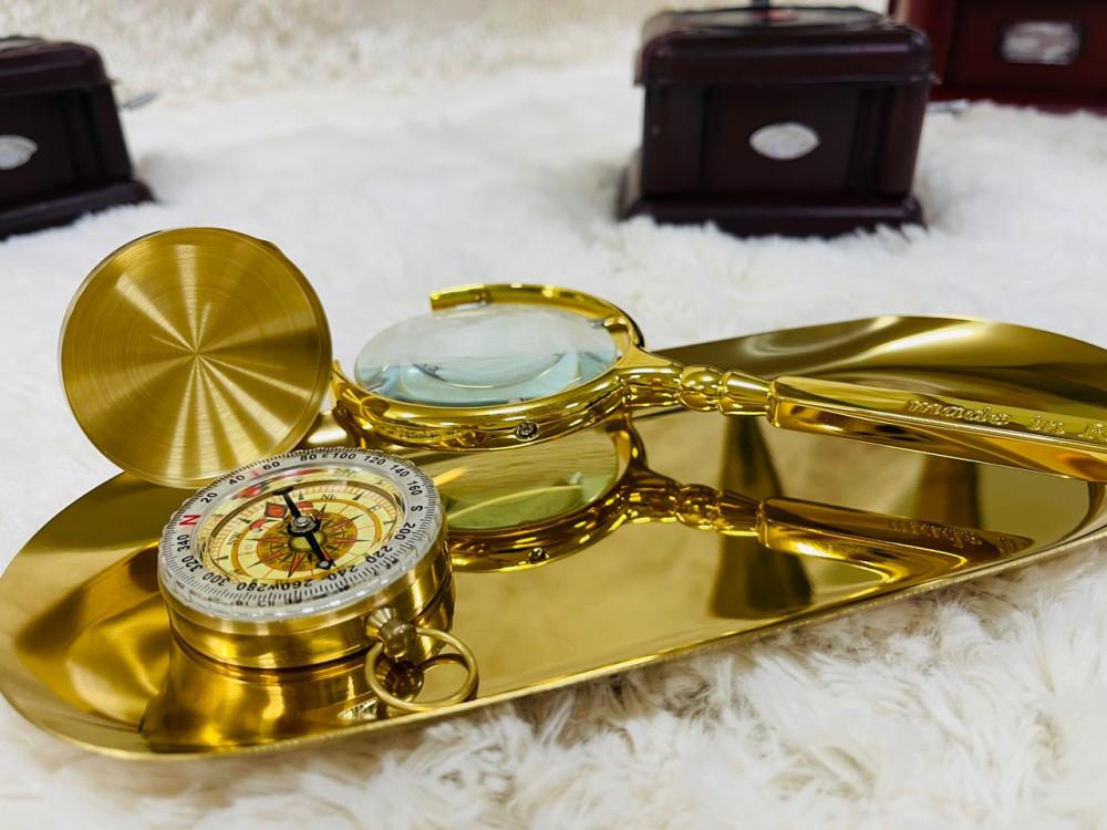 인테리어 소품 가게 장식 레트로 감성 엔틱 골드 화장품 진열대 JJ0009