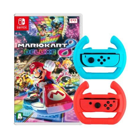 닌텐도 마리오 카트 8 디럭스 + 조이콘 휠 패키지 SWITCH 한글판