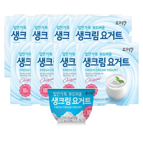 동원 F&B 소와나무 생크림 요거트 85g, 85g, 32개 - 요거트 | 쿠팡