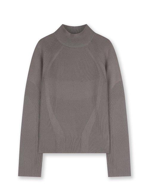 비슬로우(BESLOW)  ACTIVE HIGH NECK KNIT CHARCOAL - 사이즈 & 후기 | 무신사