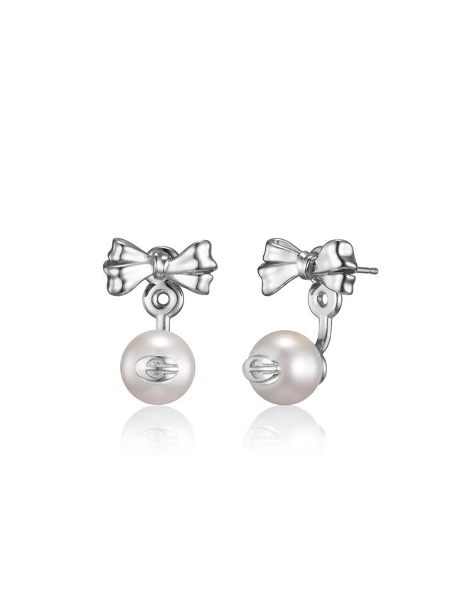 [silver 925] Twin Ribbon Studs