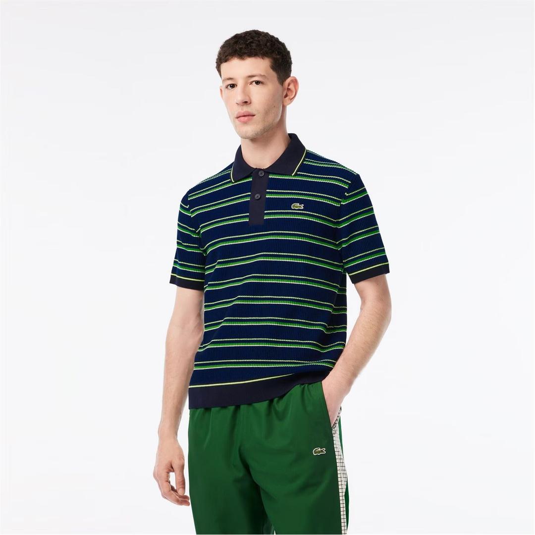 스트라이프 폴로 셔츠 Stripe Polo Shirt 541833 Cobalt/Black