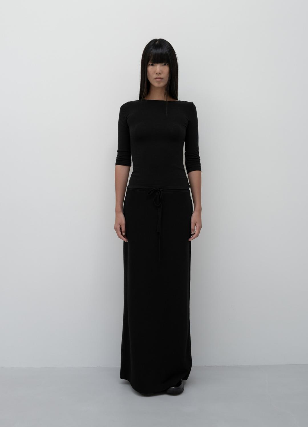 Half Sleeve Top / Black