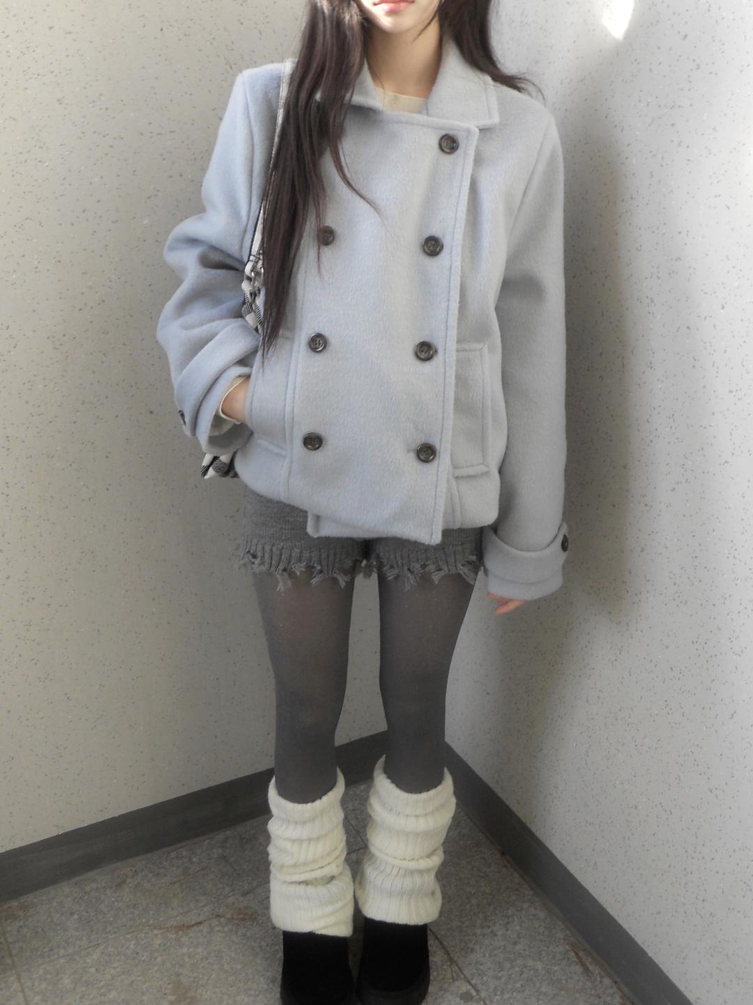 젤레나 nore double short coat 더블숏코트