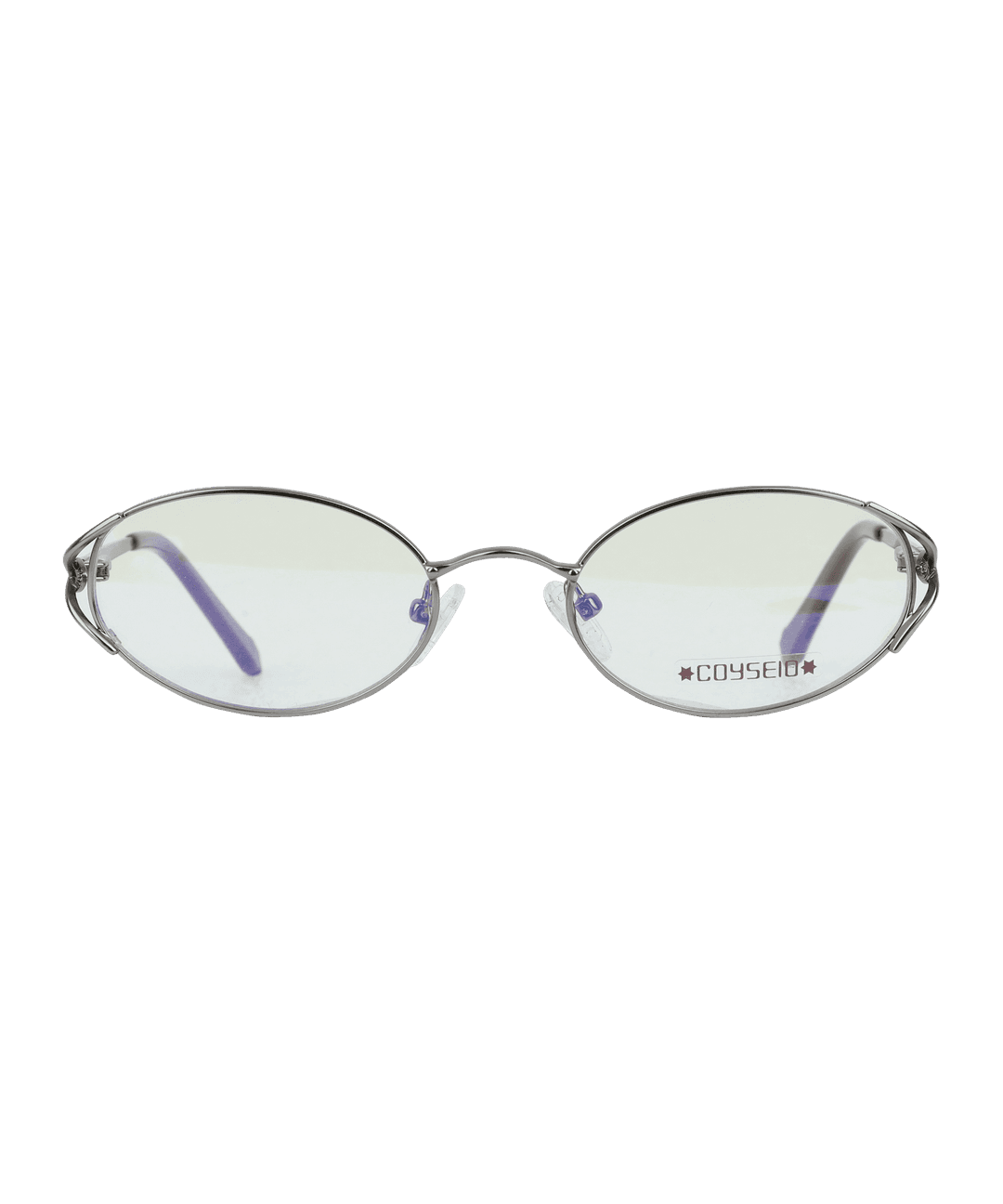 COY OVAL GLASSES SILVER