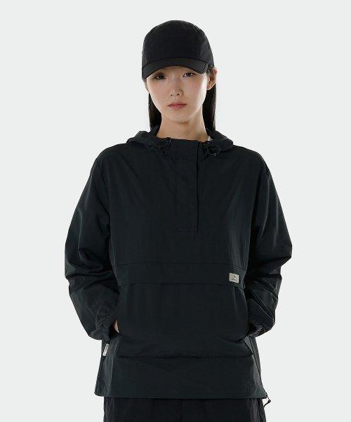 S23SWCAN15 캠플 우먼스 롱 아노락 Dark Charcoal
