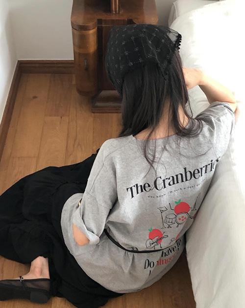 (릴스 문의 폭주!)크렌베리 박스 반팔티 3color! (데일리룩/꾸안꾸룩/여유핏)