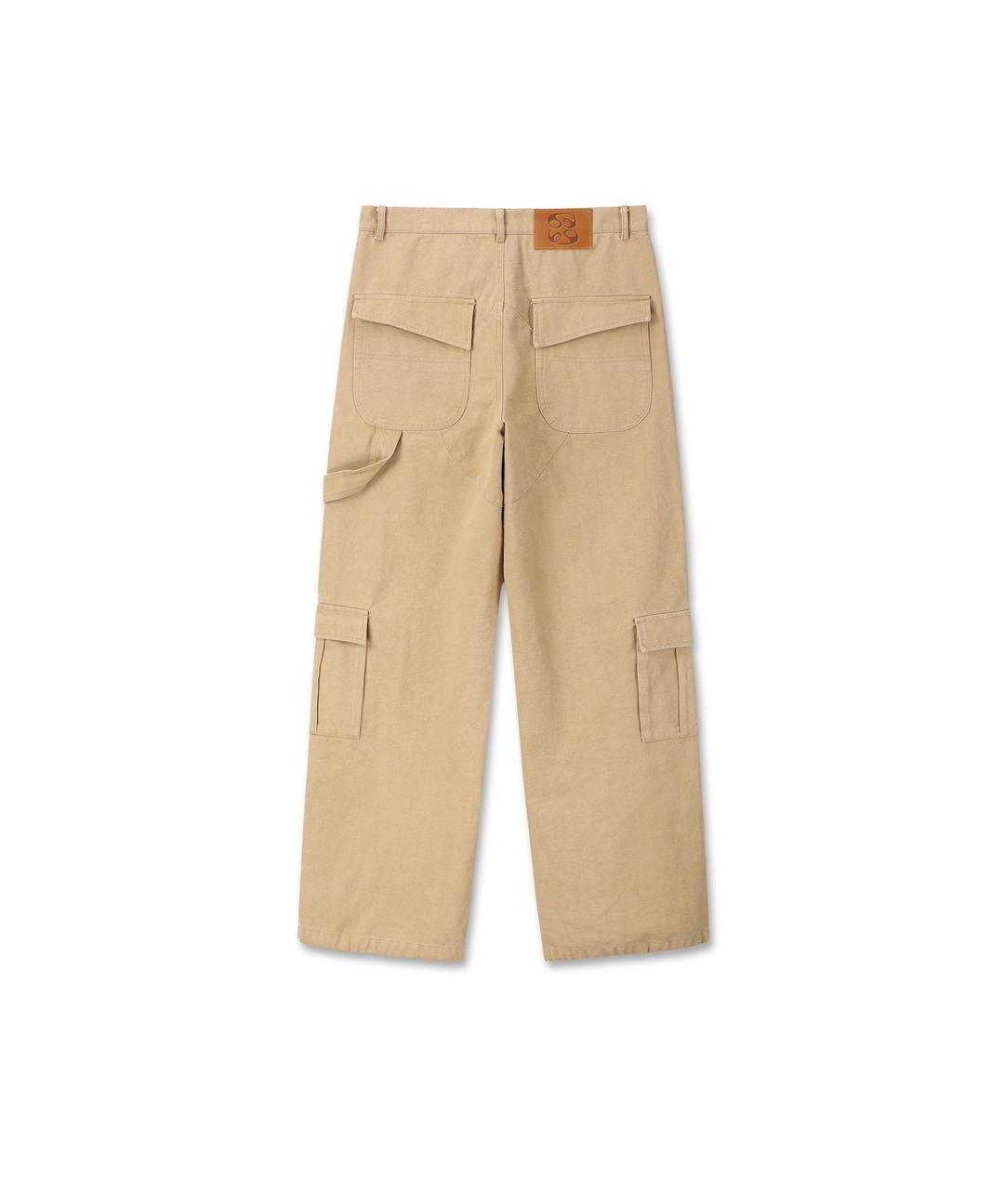 Oblique Pocket Wide Cargo Pants
