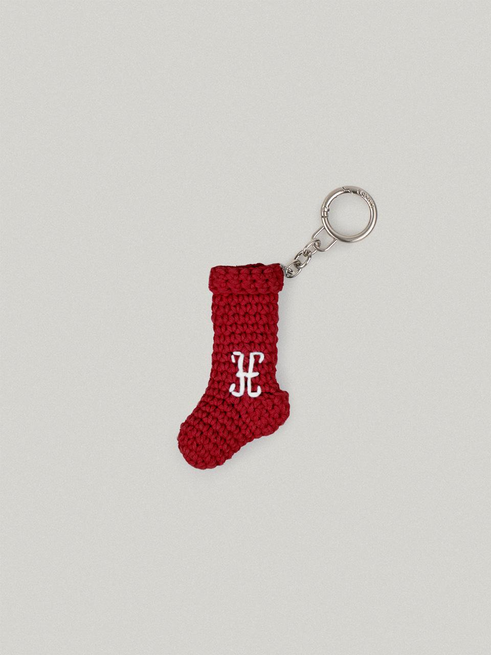 [핸드메이드] Noel Socks Keyring - Red노엘 삭스 키링