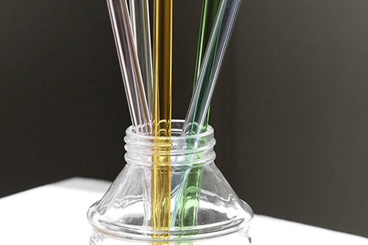 푸코 내열유리 빨대 3개세트 일자형 (5type)