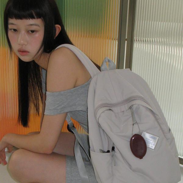 [6/30순차출고] 0002 HideSlot Classic Backpack_Ash Milk