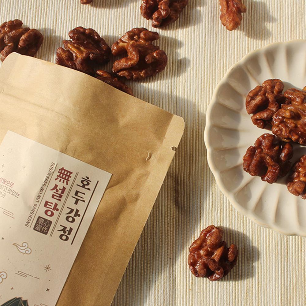 풍심당 무설탕 호두정과 (50g, 100g) 글루텐프리 건강 간식
