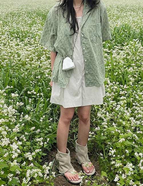 vintage open collar shirt