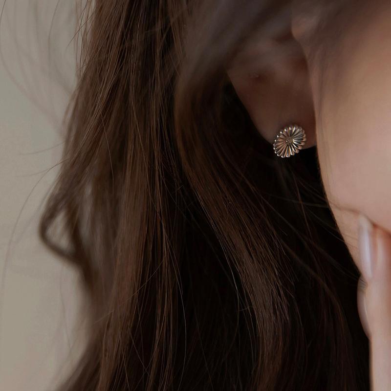 moissanite flower earrings Ⅱ