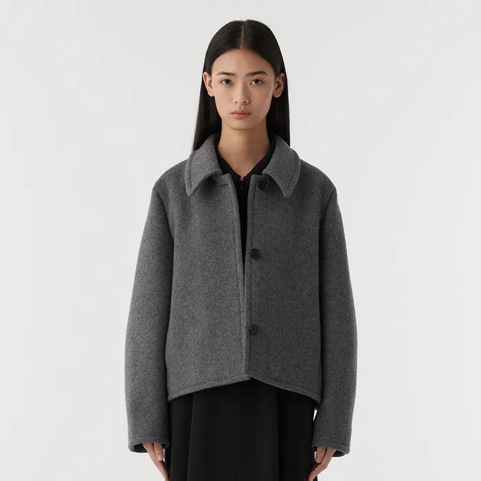 IAN SHORT COAT (GREY)