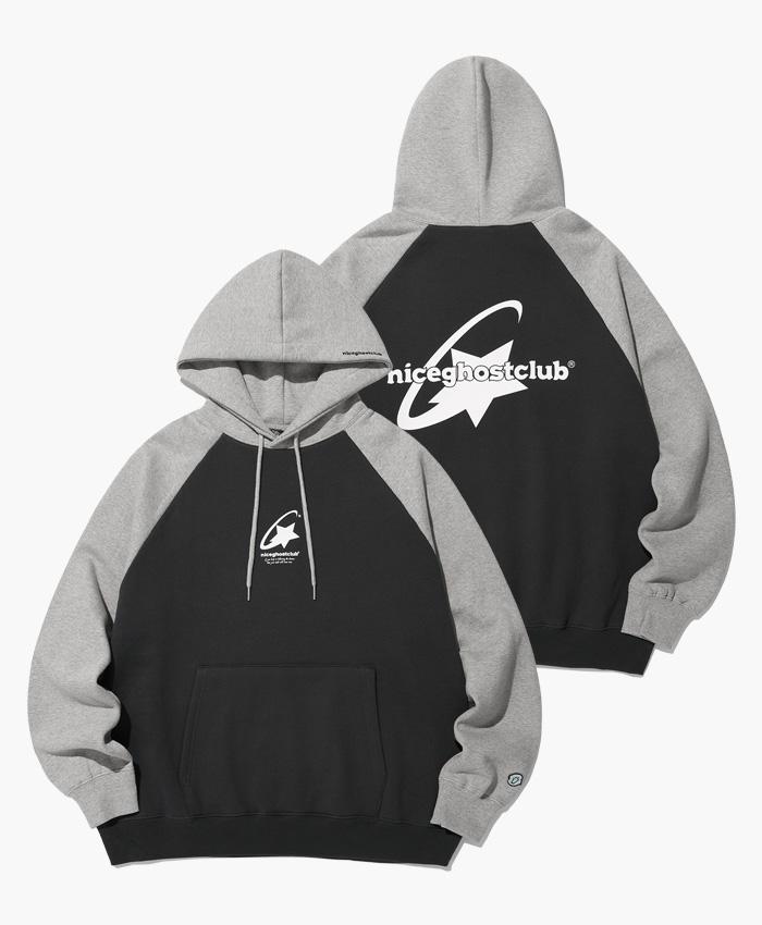 SHOOTING STAR LOGO HOODIE[CHARCOAL]