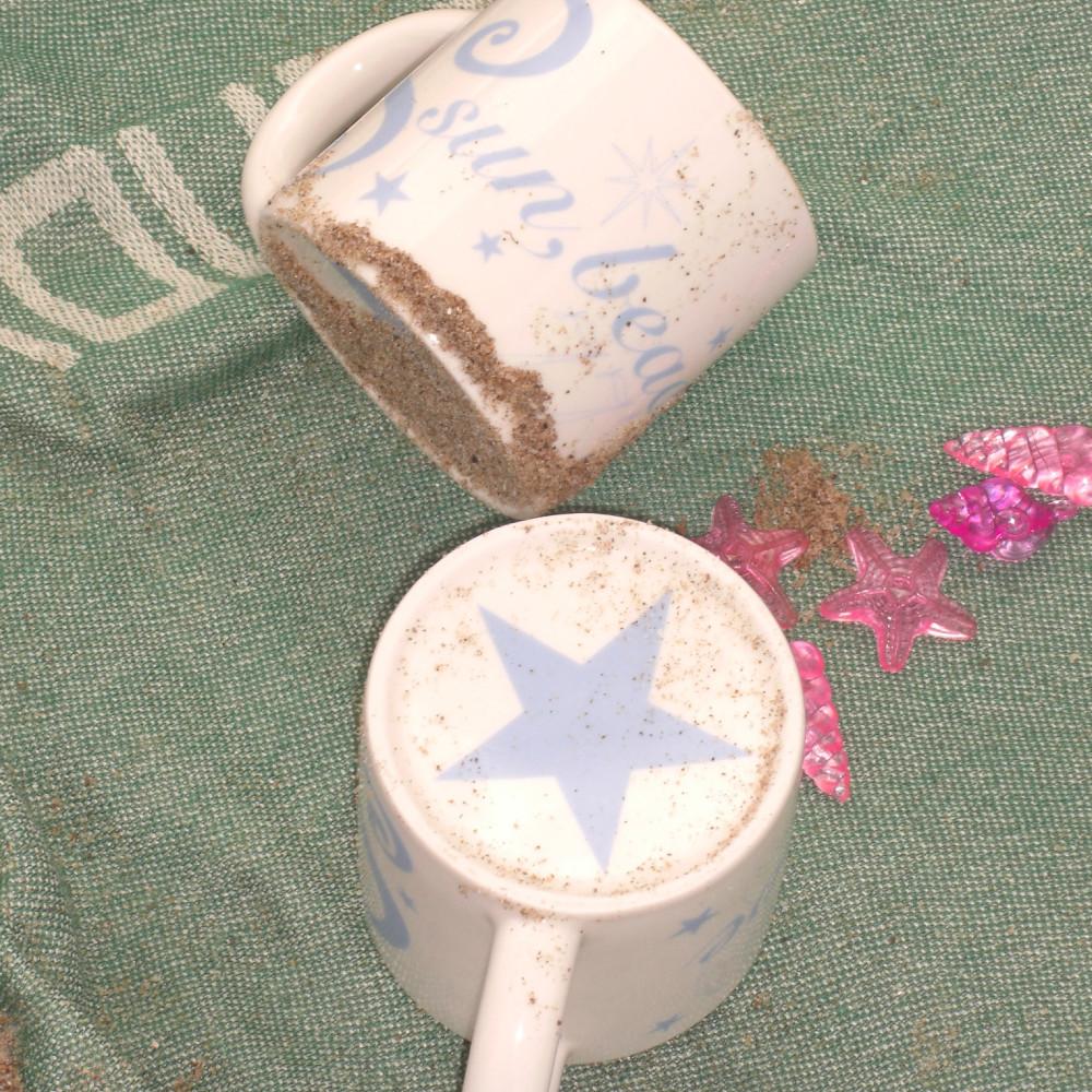 sun, beach, love cup