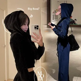 [자체제작🤎별도구매/숏/롱] '페페' 벨로아 트레이닝 셋업