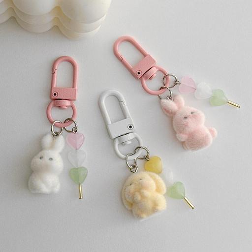 🍡오프인기🐰꿀떡 당고 토끼 키링