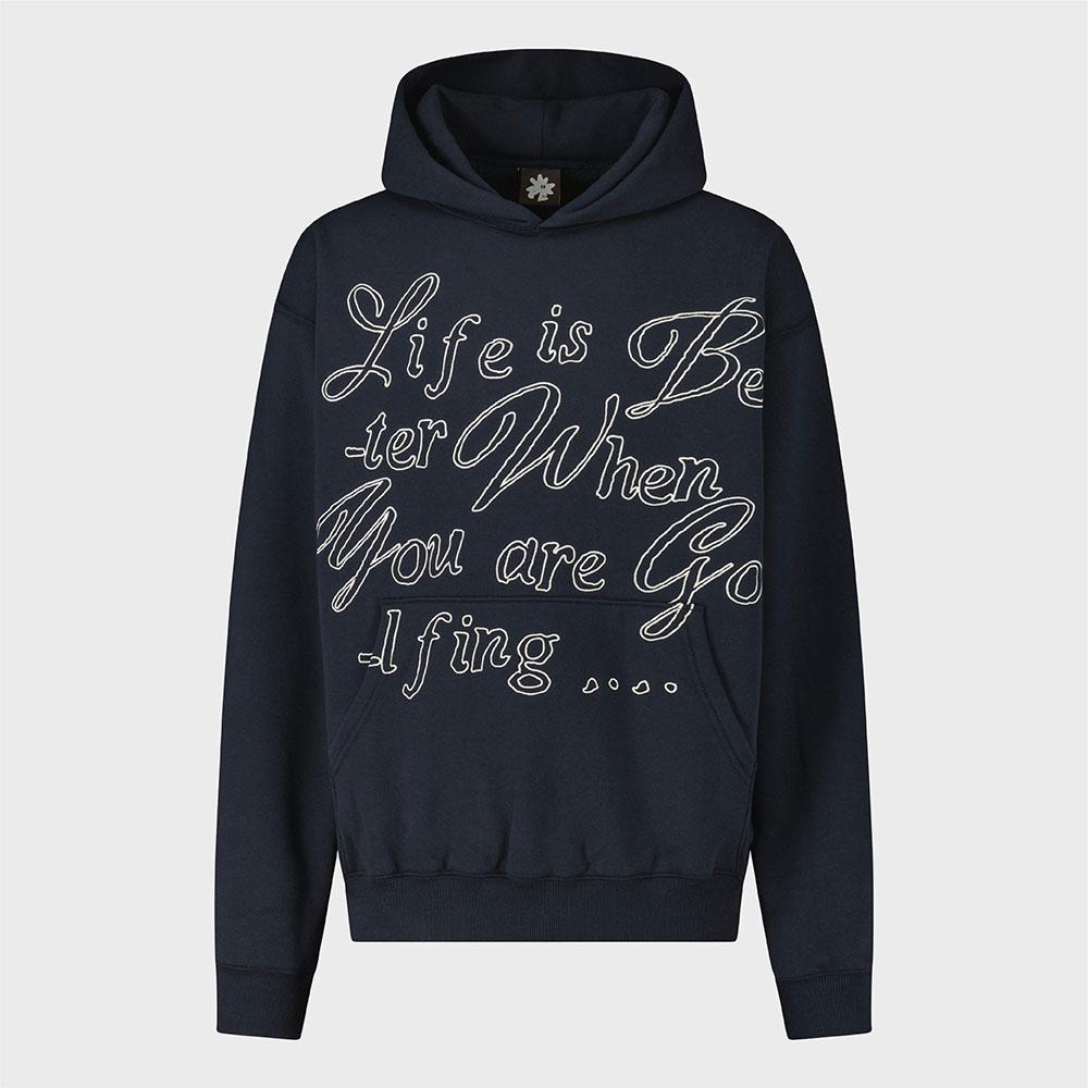 Wise Word Hoodie Navy