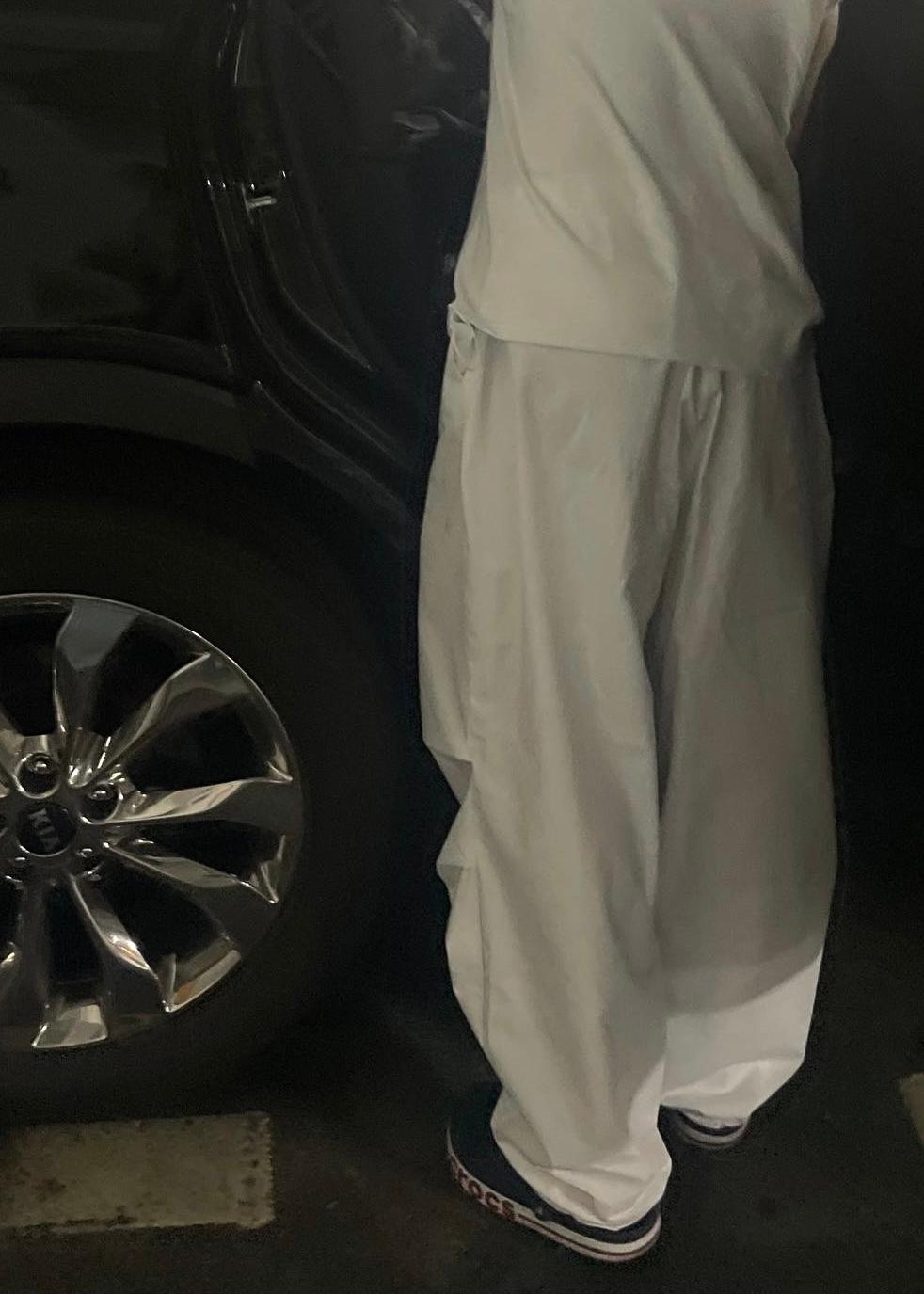COTTON PINTUCK TWO-WAY PANTS (UNISEX)