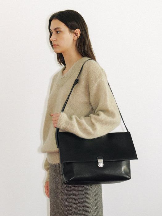 soft mail briefcase bag black