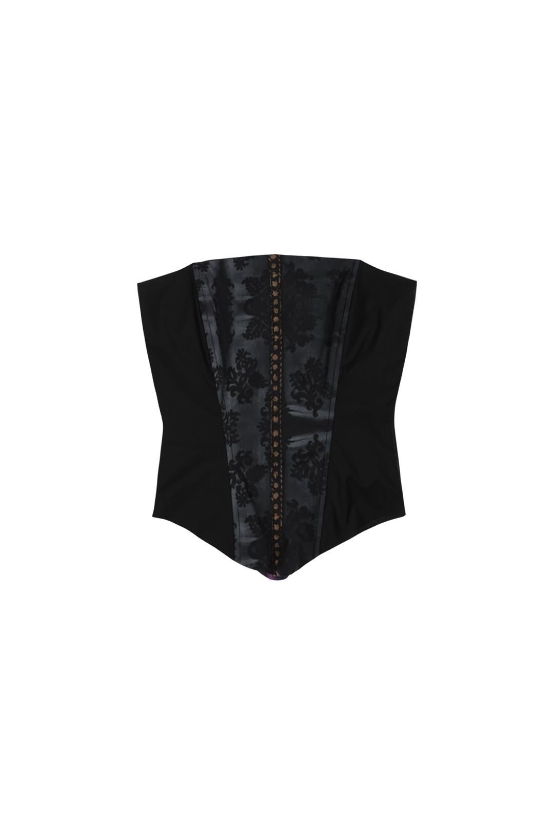 ROMANTIC PRINTED CORSET #BLACK LACE - 달링유어배드