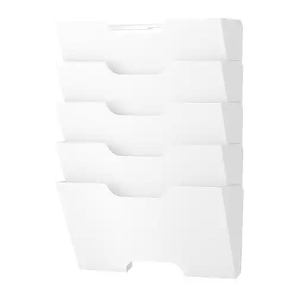 이케아 KVISSLE 벽걸이잡지신문꽂이 화이트