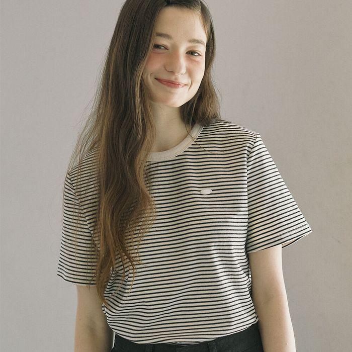 Hope Stripe T-Shirt - Black