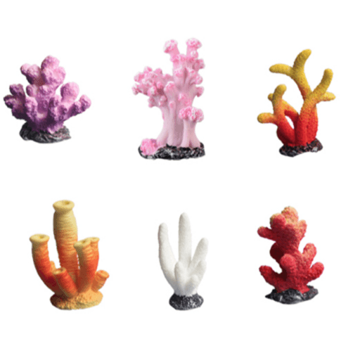 에이팀 수족관 어항 꾸미기 산호장식 6p 세트 - 수족관/관상어 용품 | 쿠팡