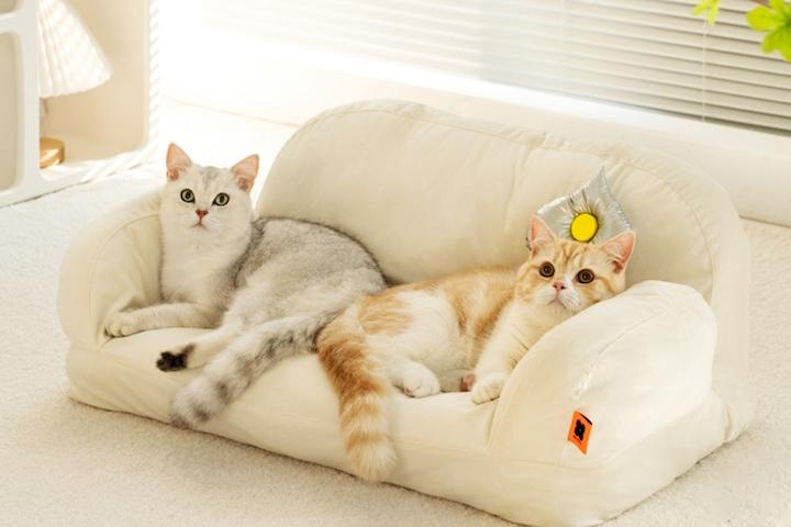 [주말특가][해외] 고양이 쿠션 두부 침대 쇼파 강아지 포토존 겨울용