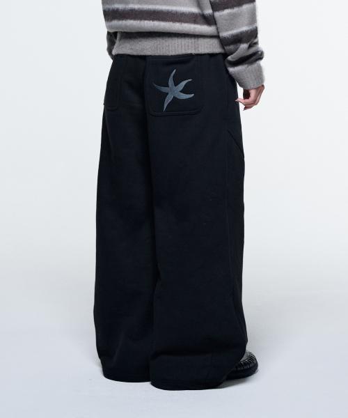 TCM starfish sweat pants (black)