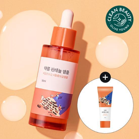 [NEW] 라운드랩 약콩 판테놀 앰플 50ml 기획 (+약콩 크림 20ml)