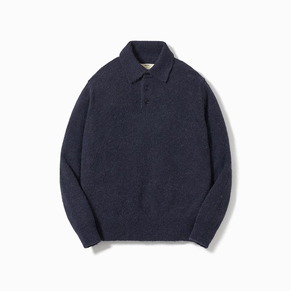Comfort Polo Knit (Dark Navy)