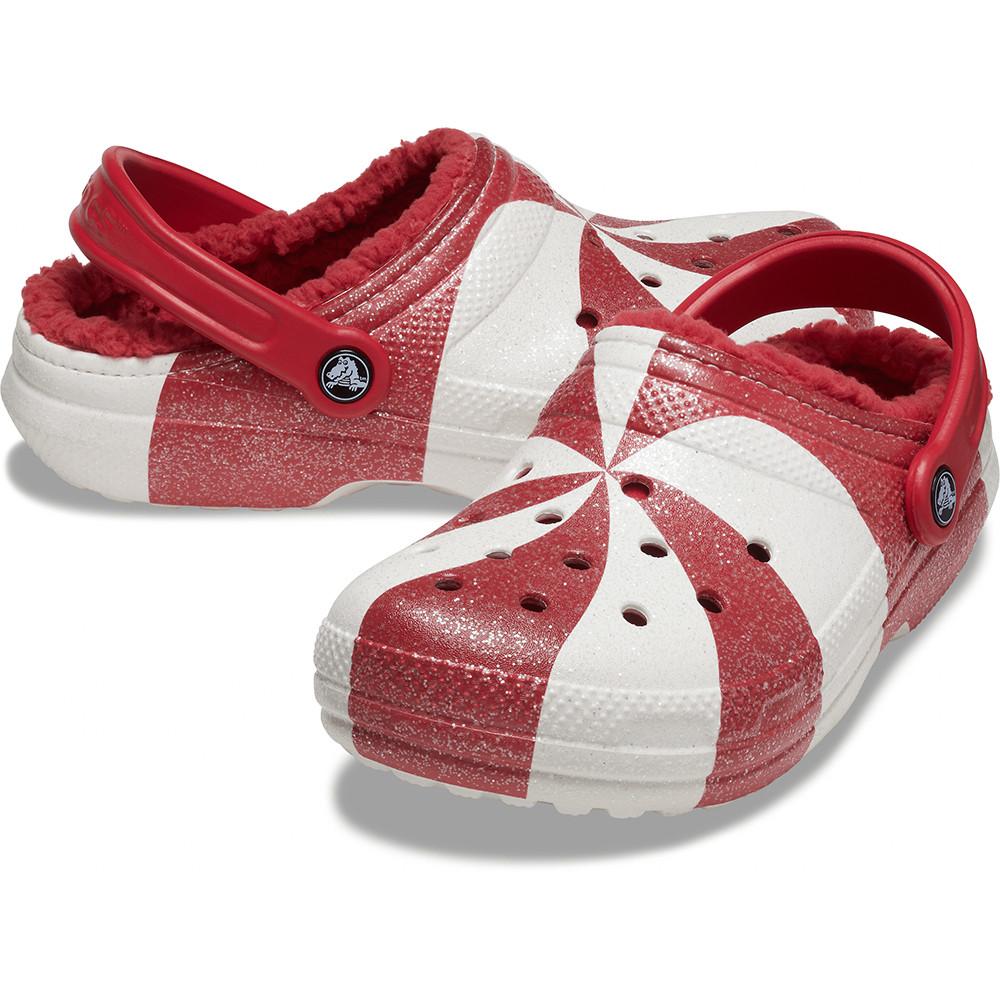 크록스 털 안감 클로그 홀리데이 털샌들 슬리퍼