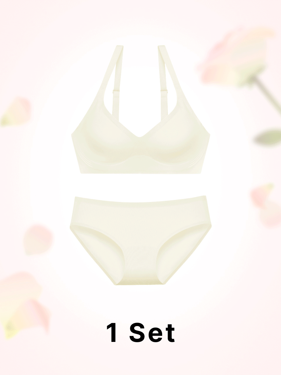 🌷봄 신상🌷 노와이어 베이직 말랑브라&팬티 세트
