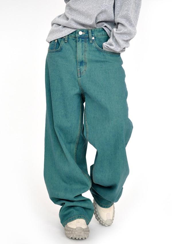 dying wide denim(3color)